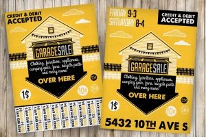 Garage Sale Flyer Poster