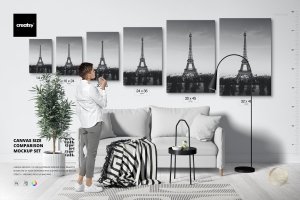 Canvas Print Size Comparison