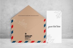 Kraft Envelope and 4×6 Card