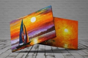 Landscape Canvas Mock-Up