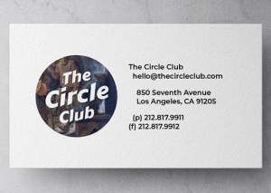 The Circle Club Business Card